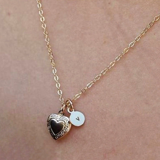 small heart shaped locked with customization