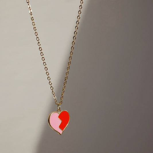 broken heart necklace