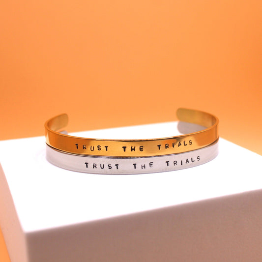 trust the trials cuff bracelet