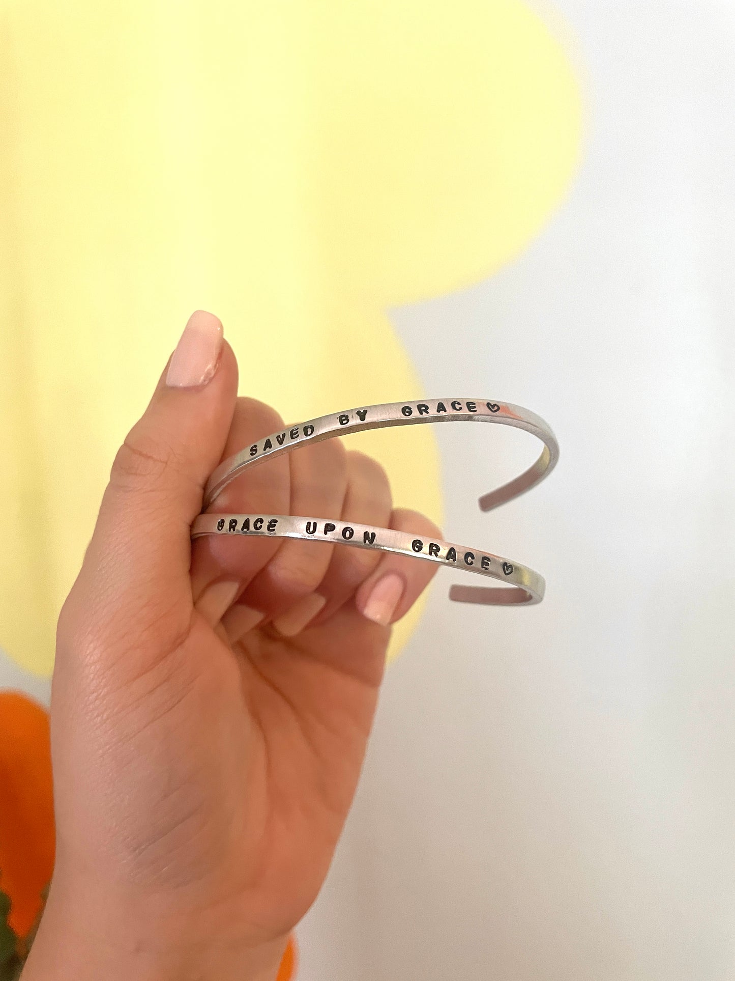 Custom Thin Cuff Bracelet | Aluminum