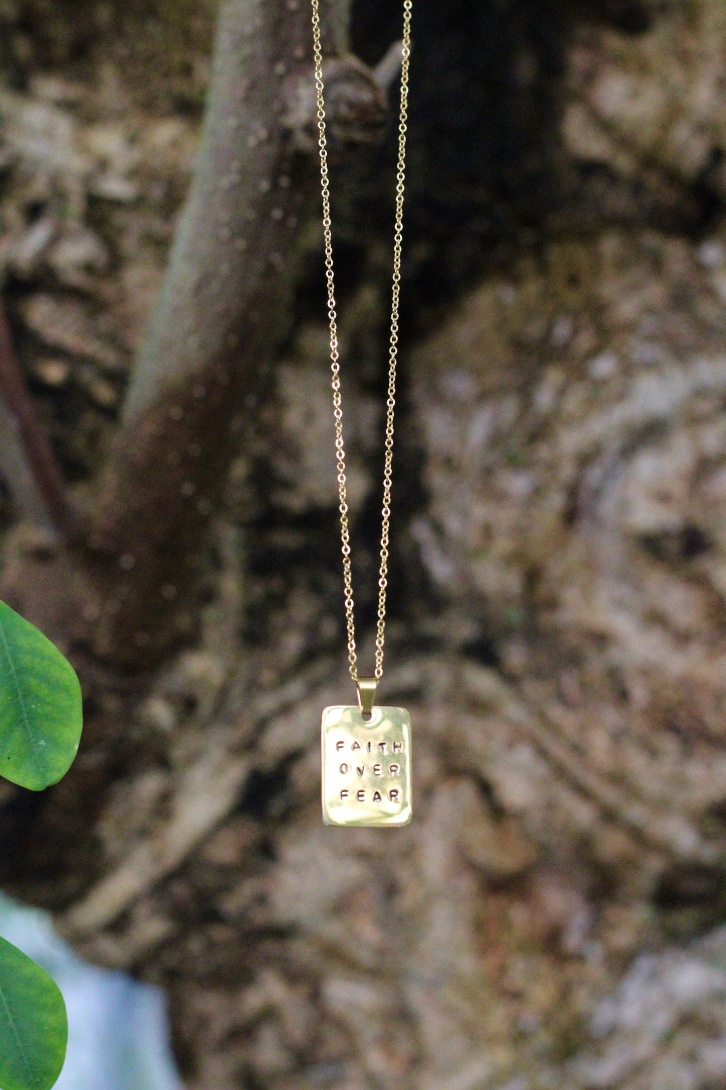 Faith Over Fear Necklace