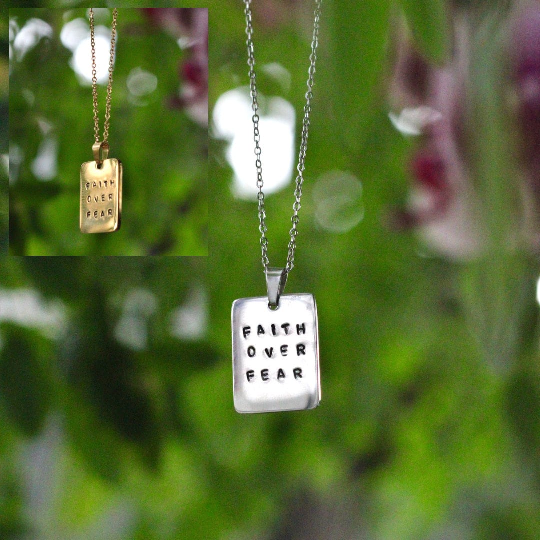 Faith Over Fear Necklace