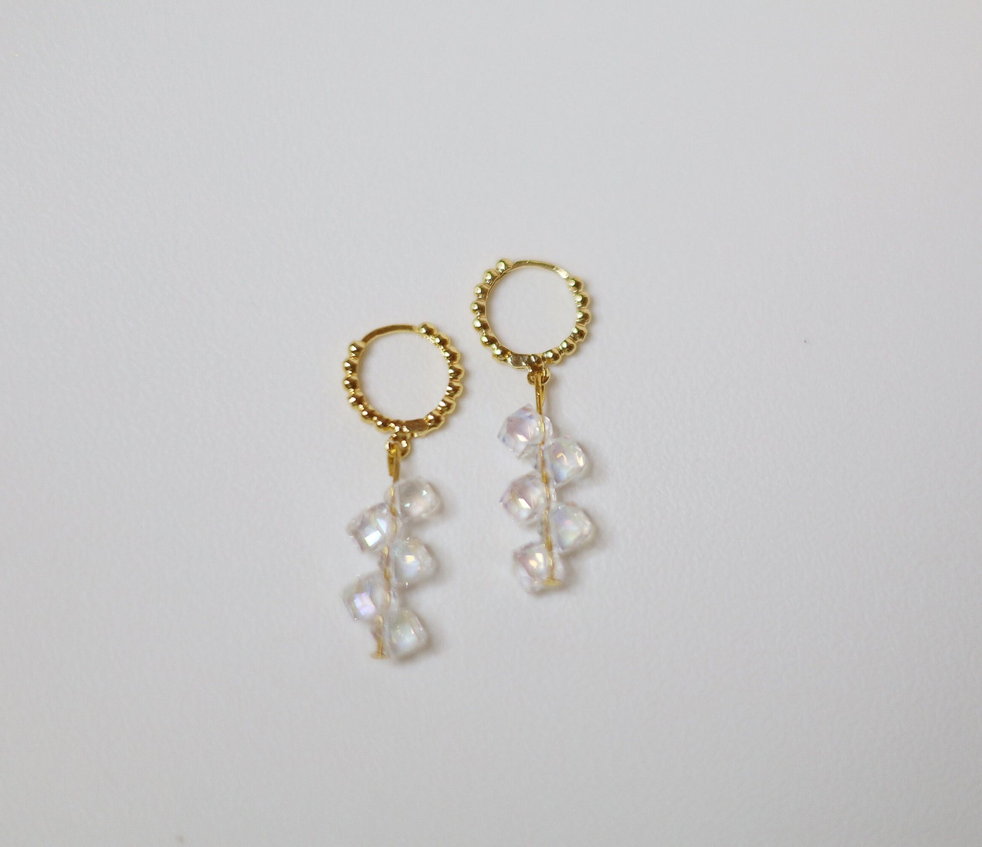 crystal drop earrings