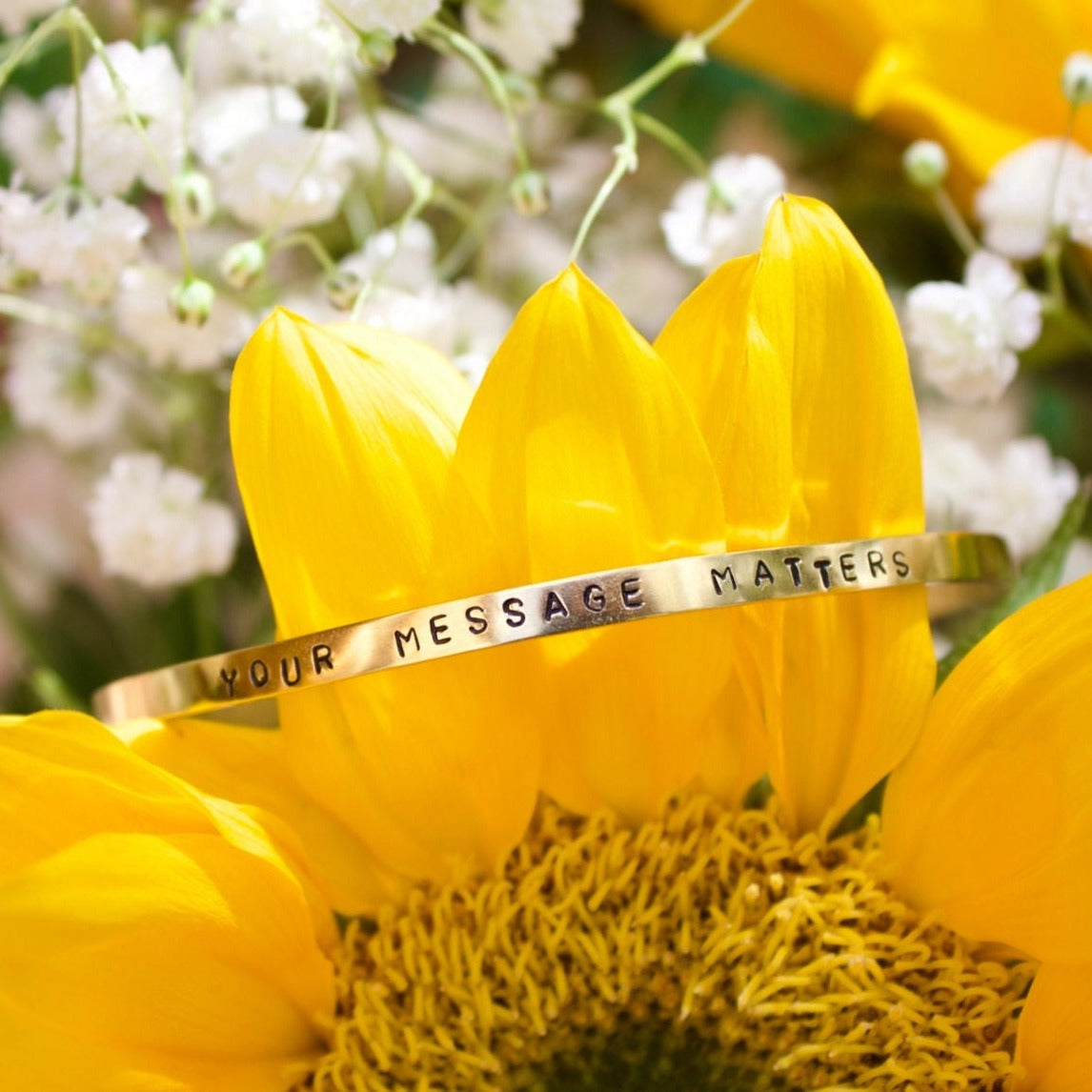 your message matters cuff bracelet