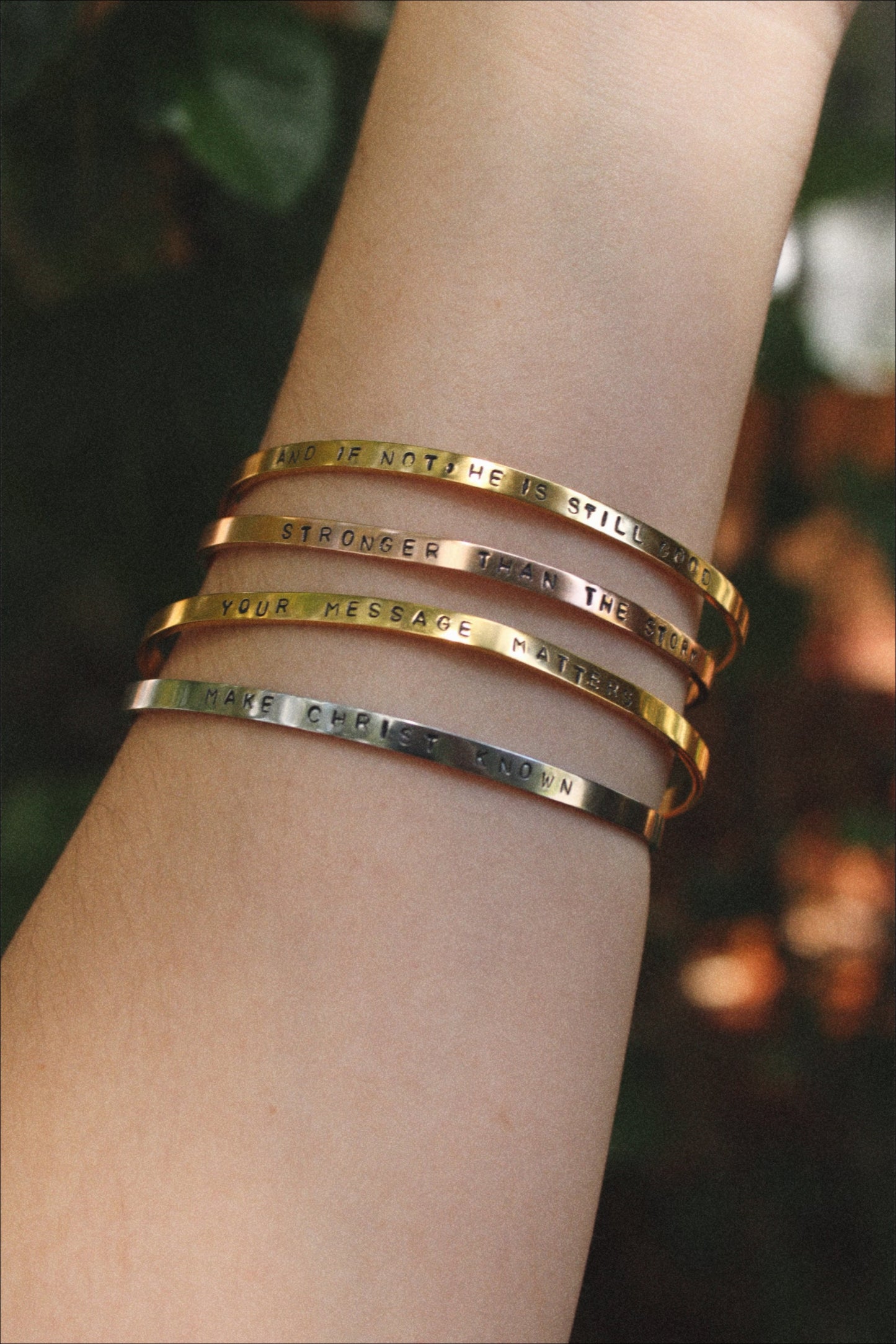 faith based cuff bracelets