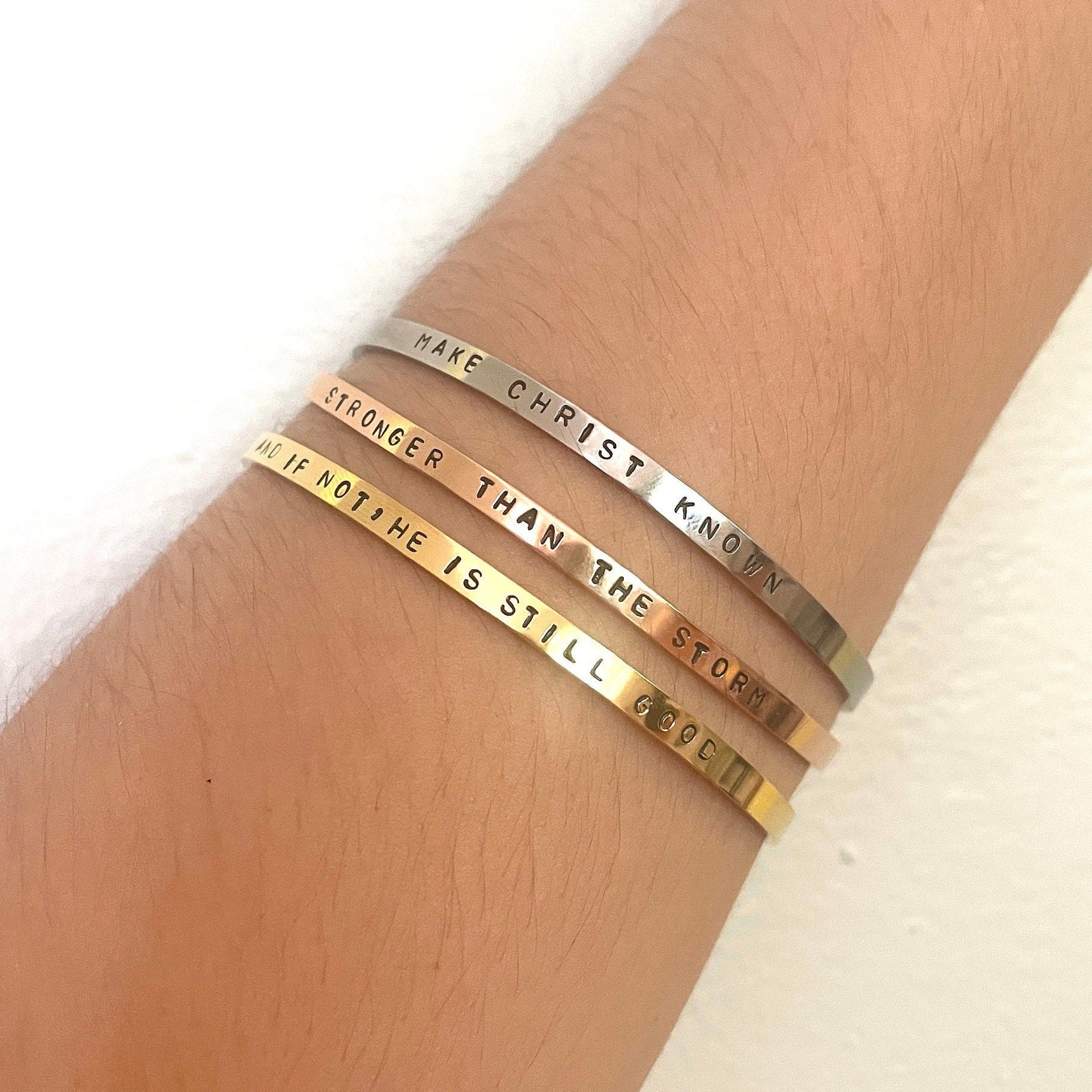 Christian cuff store bracelets