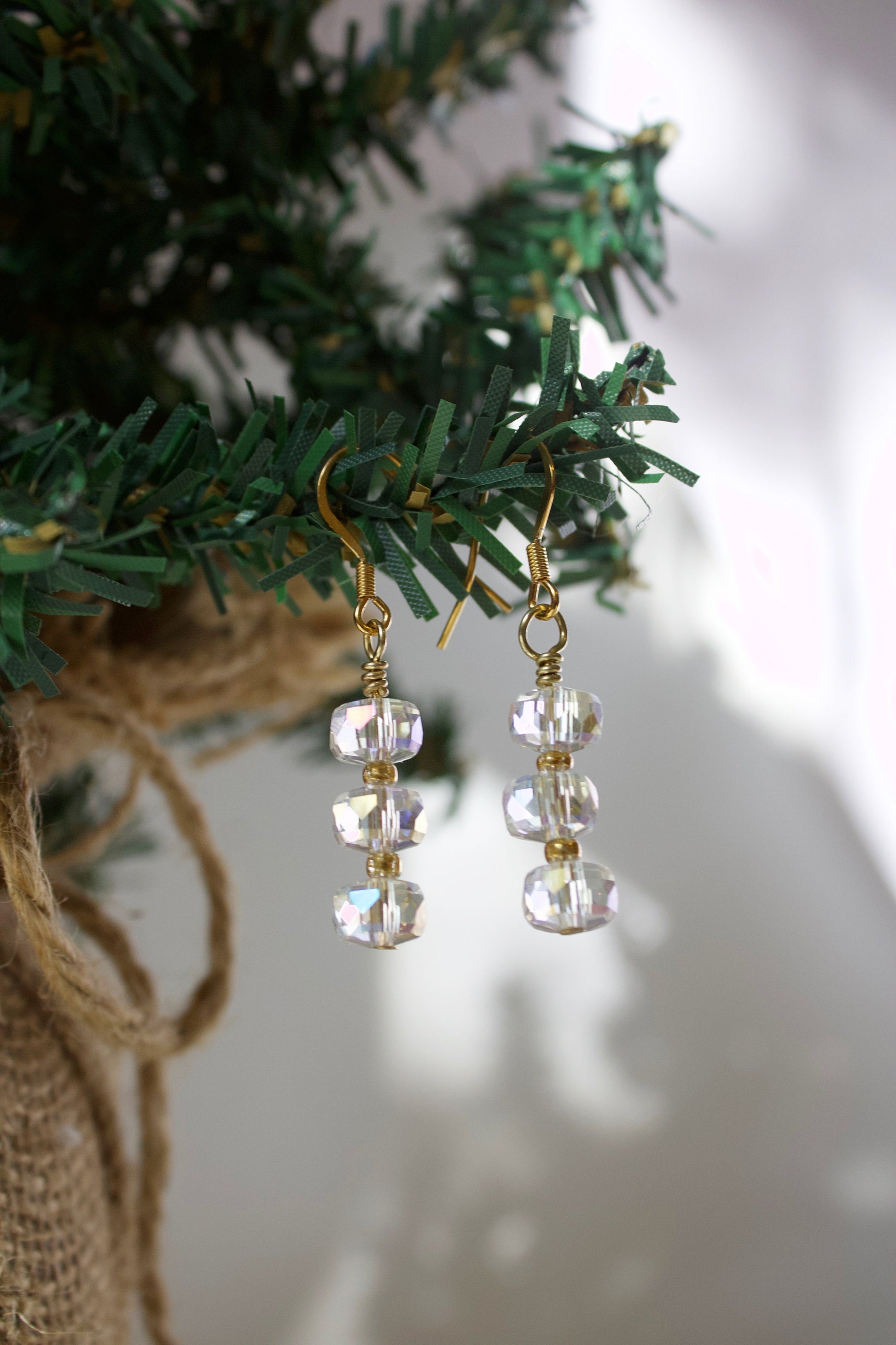 crystal earrings