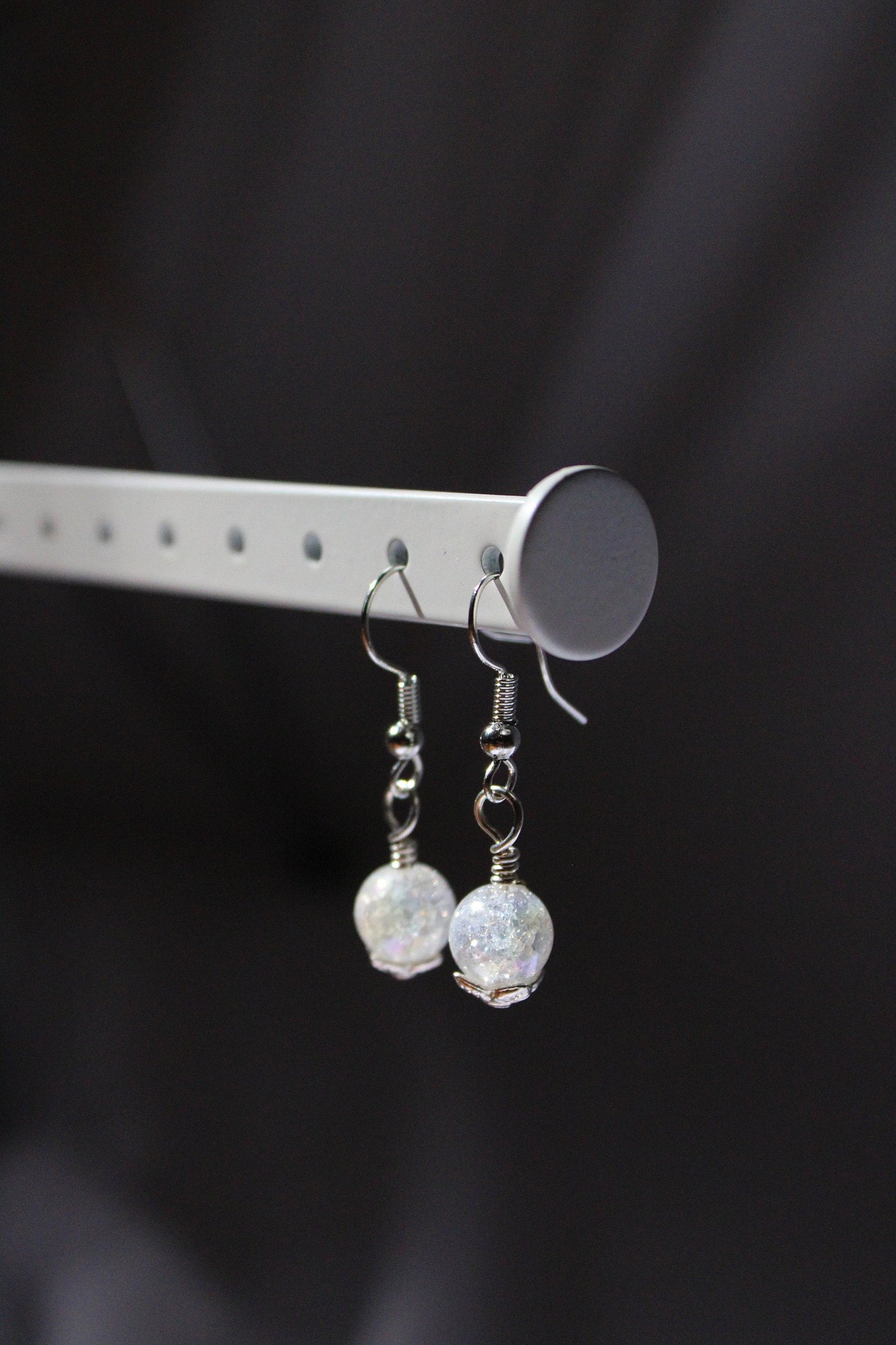 silver dangle earrings