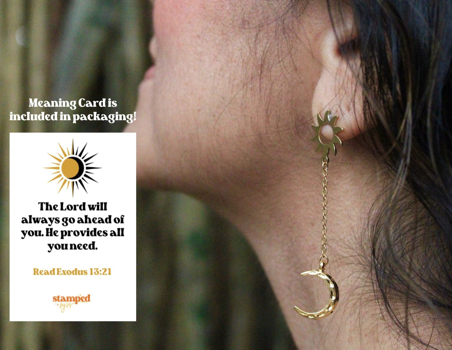 Sun and Moon Earrings